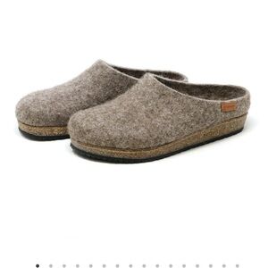 Cozy Wool Clogs with Cork Sole